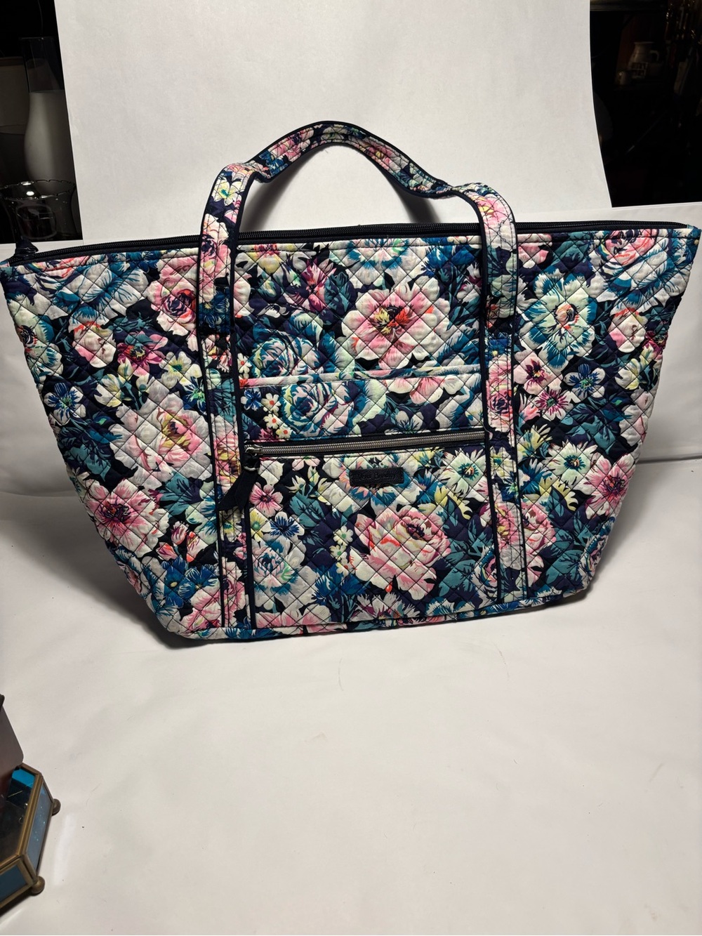 Vera Bradley Large Miller Tote in the Garden Grove floral